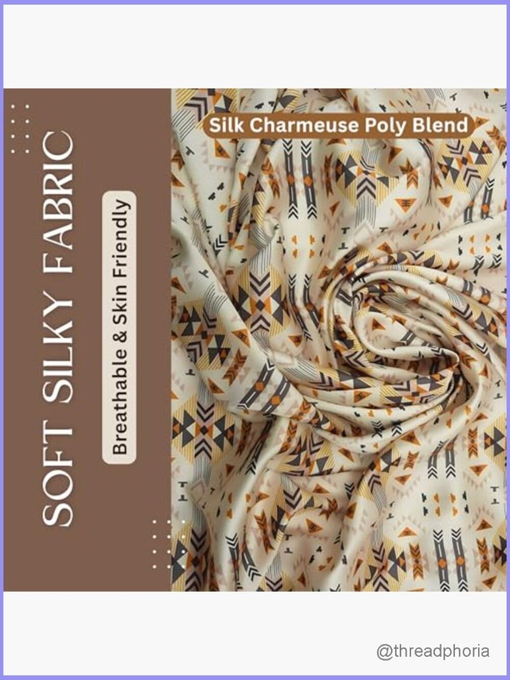 36" Silk Charmeuse Square Scarf - Fashion Bandana Wrap Headscarf Neckerchief - Picture 3 of 5